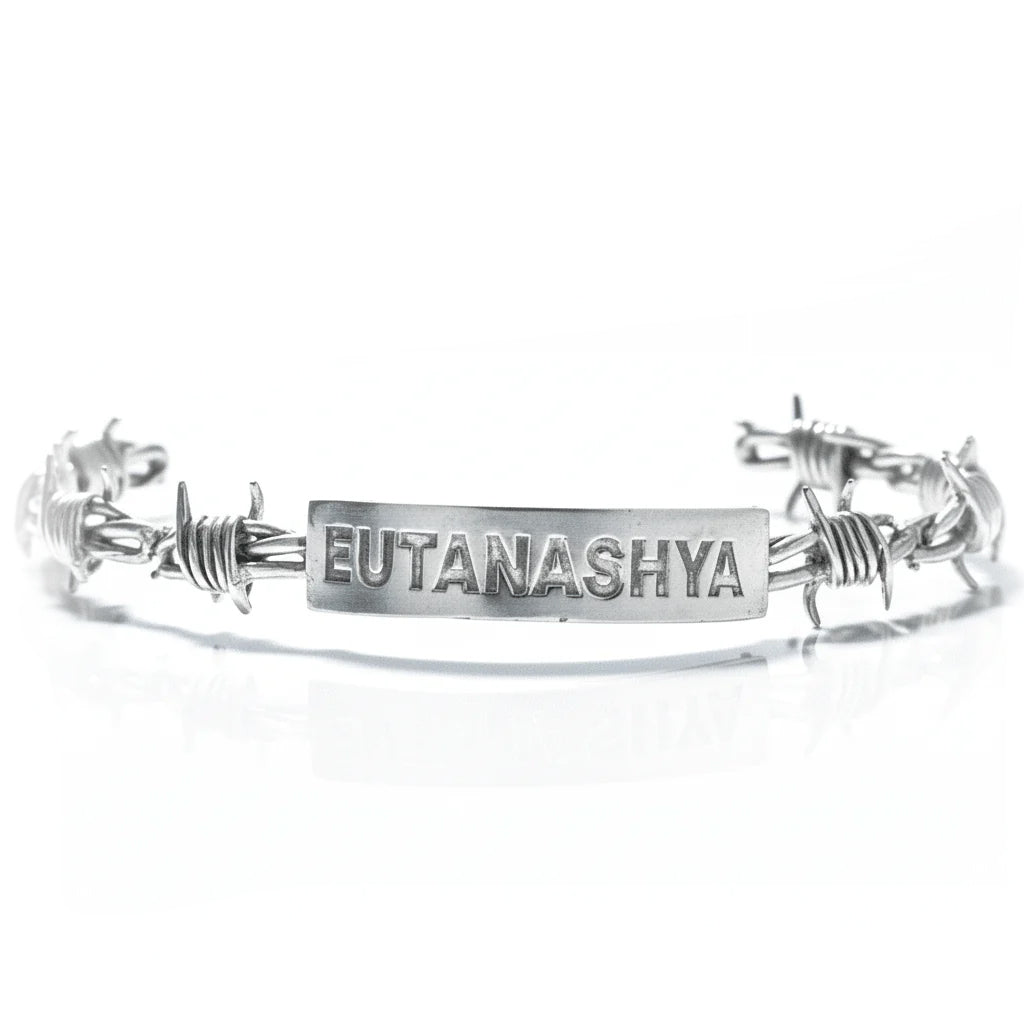 SILVER SUFFERING  BRACELET